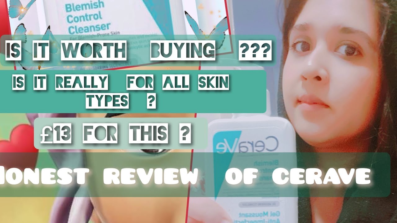 my experience with cerave honest review of most tranding tiktok
