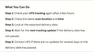 UPS Warehouse Scan What It Means What You Can Do About It