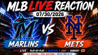 Mets vs. Marlins | New York Mets vs Miami Marlins | Live Reaction | #mets #marlins #mlb