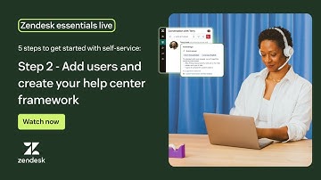 5 steps to get started with self-service - Step 2: Add users and create your help center framework