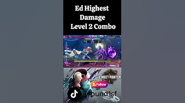 Ed Highest Damage Level 2 Combo #sf6 #streetfighter6 #streetfighter #sf #combo #round1 #gameplay