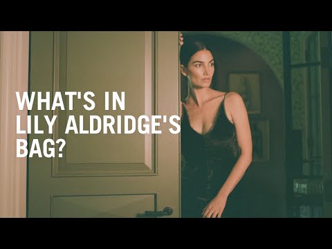 Lily Aldridge's favorite beauty products for fall