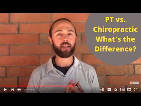 Physical Therapy vs Chiropractic -  What&rsquo;s the Difference?