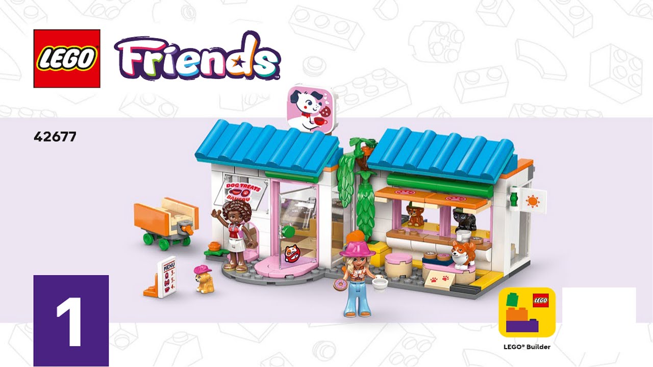 Friends - Dog Treats Bakery - Heartlake City LEGO instructions
