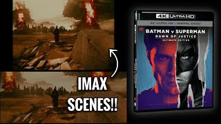 IMAX SCENES!! | BATMAN V SUPERMAN: REMASTERED 4K ULTRAHD BLU-RAY REVIEW