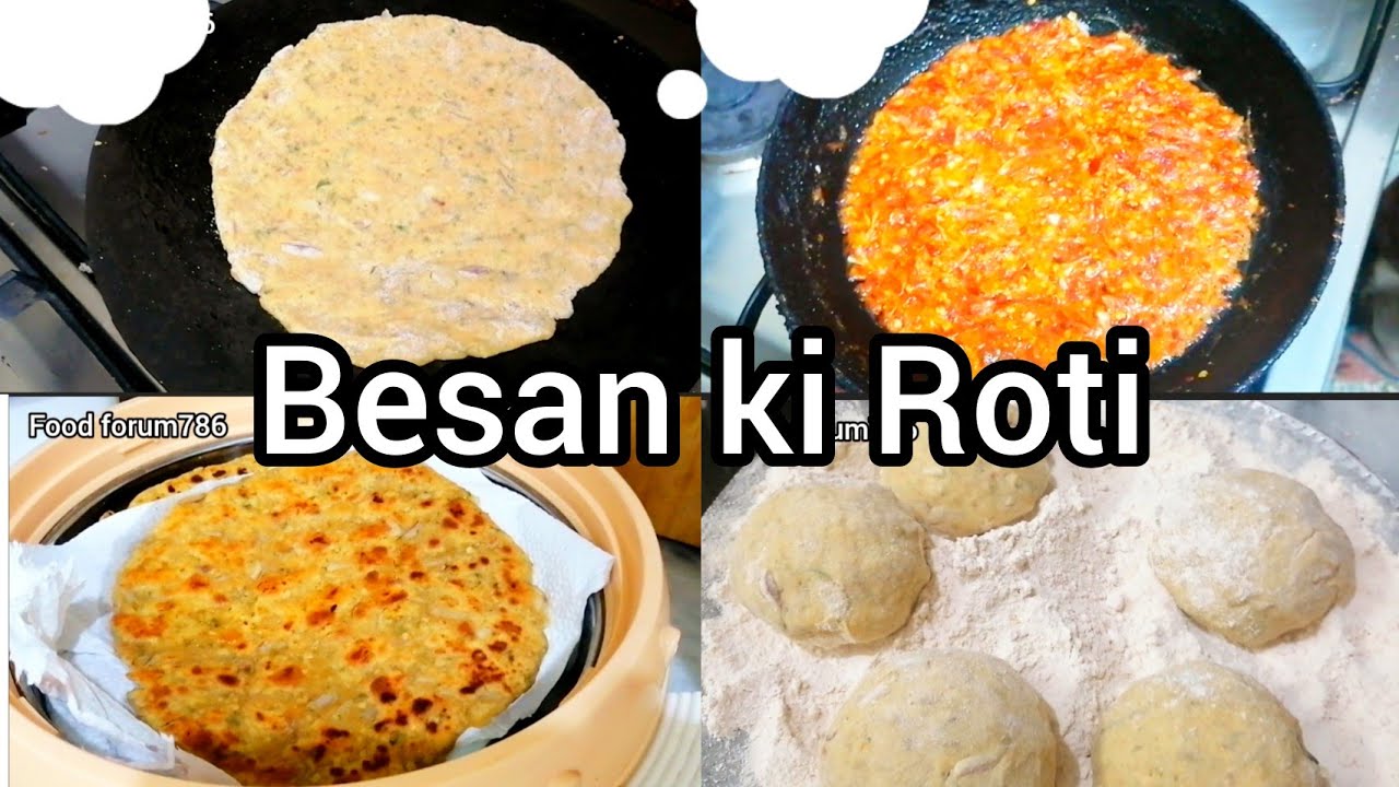 Besan ki roti by food forum786 - YouTube