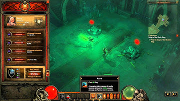 Diablo 3 Beta HD Gameplay - Barbarian Part 3 - Skeleton King