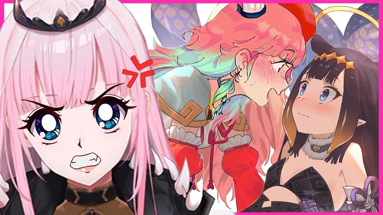 Kiara Flirts with Ina to make Calli JEALOUS【Ninomae Ina'nis / Takanashi Kiara / HololiveEN】