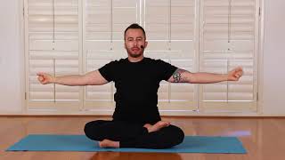 Dancing Warrior Yoga for Beginners - Warm up  Seated Joint Articulations