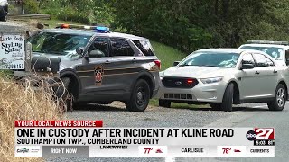 Cumberland County road reopens after police incident, one in custody
