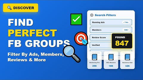 Find Huge Hidden Facebook Groups To Market To And More!