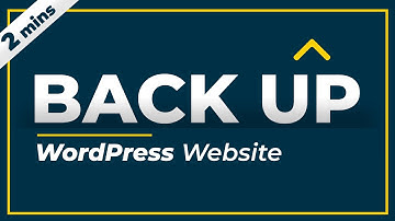 How to Backup WordPress Website: Website Backup
