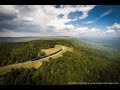 Aerial West Virginia: Cass Scenic Railroad