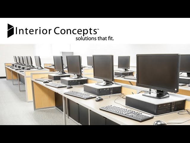 Computer Lab Furniture Customized for Any Space by Interior Concepts