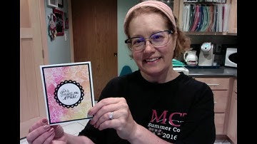 Smooshing Ink Technique