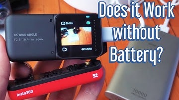 Insta360 One R: Does it Work Without Battery? With a Power Bank? YES!