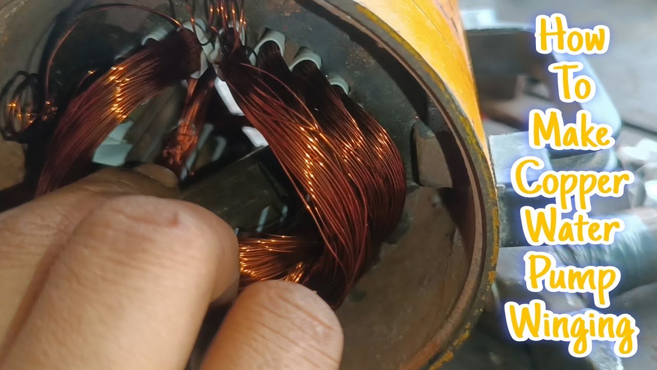 WATER PUMP MOTOR REWINDING 11 August 2023 YouTube