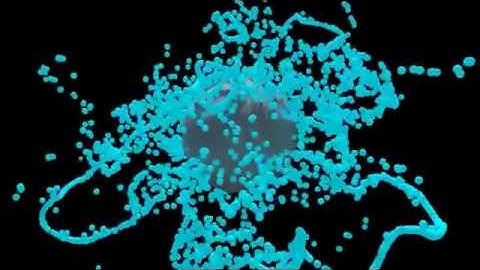 Blender Particle Simulation - Turbulence