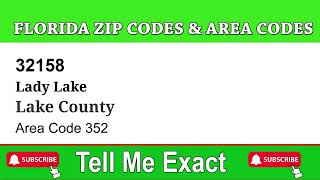 Lady Lake ZIP Code and Area Code