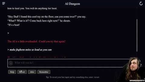 Wayneradiotv - AI Dungeon 2 Stream (Part 3)