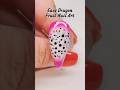 Easy Dragon Fruit Nail Art For Beginners #nailart #summer