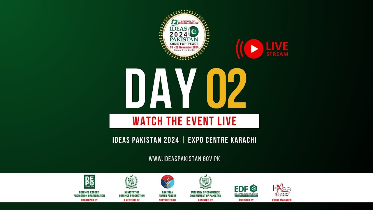 LIVE | Day 02 - 𝐈𝐃𝐄𝐀𝐒 𝐏𝐚𝐤𝐢𝐬𝐭𝐚𝐧 𝐄𝐱𝐡𝐢𝐛𝐢𝐭𝐢𝐨𝐧 𝟐𝟎𝟐𝟒 | 20𝐭𝐡 𝐍𝐨𝐯𝐞𝐦𝐛𝐞𝐫 𝟐𝟎𝟐𝟒
