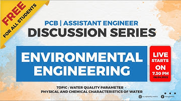 ENVIRONMENTAL ENGINEERING | PCB |  AE CIVIL | REVISION CLASS | QUESTION DISCUSSION | FREE CLASS