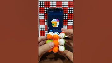 AI Solving Ball Cube 😎 #shorts