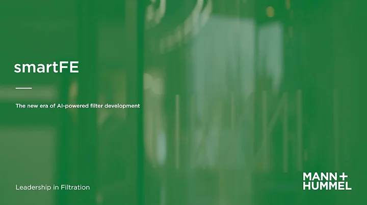 smartFE: AI-optimized filtration from MANN+HUMMEL