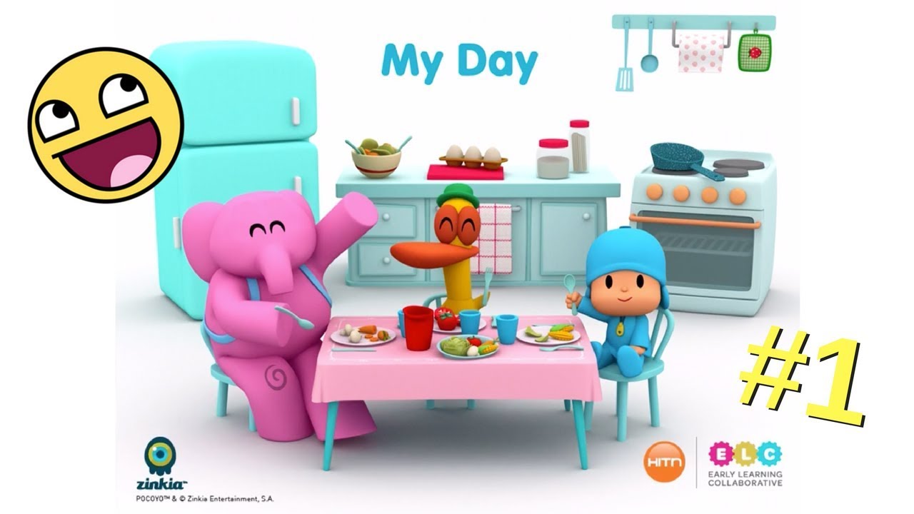 Pocoyo Playset My Day Full Episode Gameplay HD 1/2 (2018) YouTube