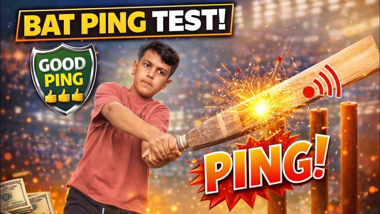 Tennis bat ping test 🥰