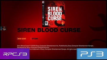 Siren: Blood Curse on a PC | RPCS3 PS3 Emulator