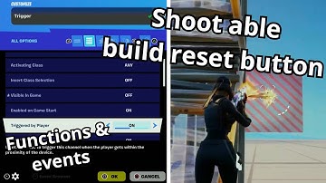 How to make a shoot able build reset button! (Functions & Events) (2025)