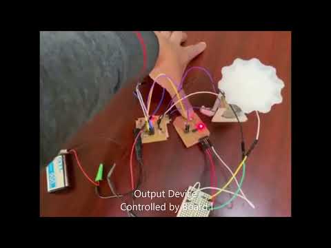 Controlling Attiny44 with Attiny44 using Rx Tx Pins