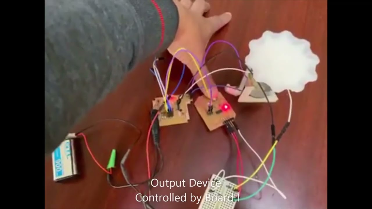 Controlling Attiny44 with Attiny44 using Rx Tx Pins