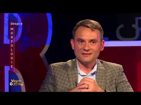 Vorbeşte corect! cu Alexandru Nicolae: despre morfologie (@TVR1)