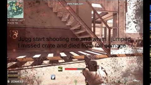 MW3 Survival Terminal unlucky WAVE 116 SOLO - Epic Fail!