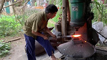 Đột kích làng rèn dao Phúc Sen ở Cao Bằng xem người Nùng rèn dao