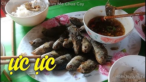 Cá Rô Chiên Xù Chấm Mắm Me Chua Cay!