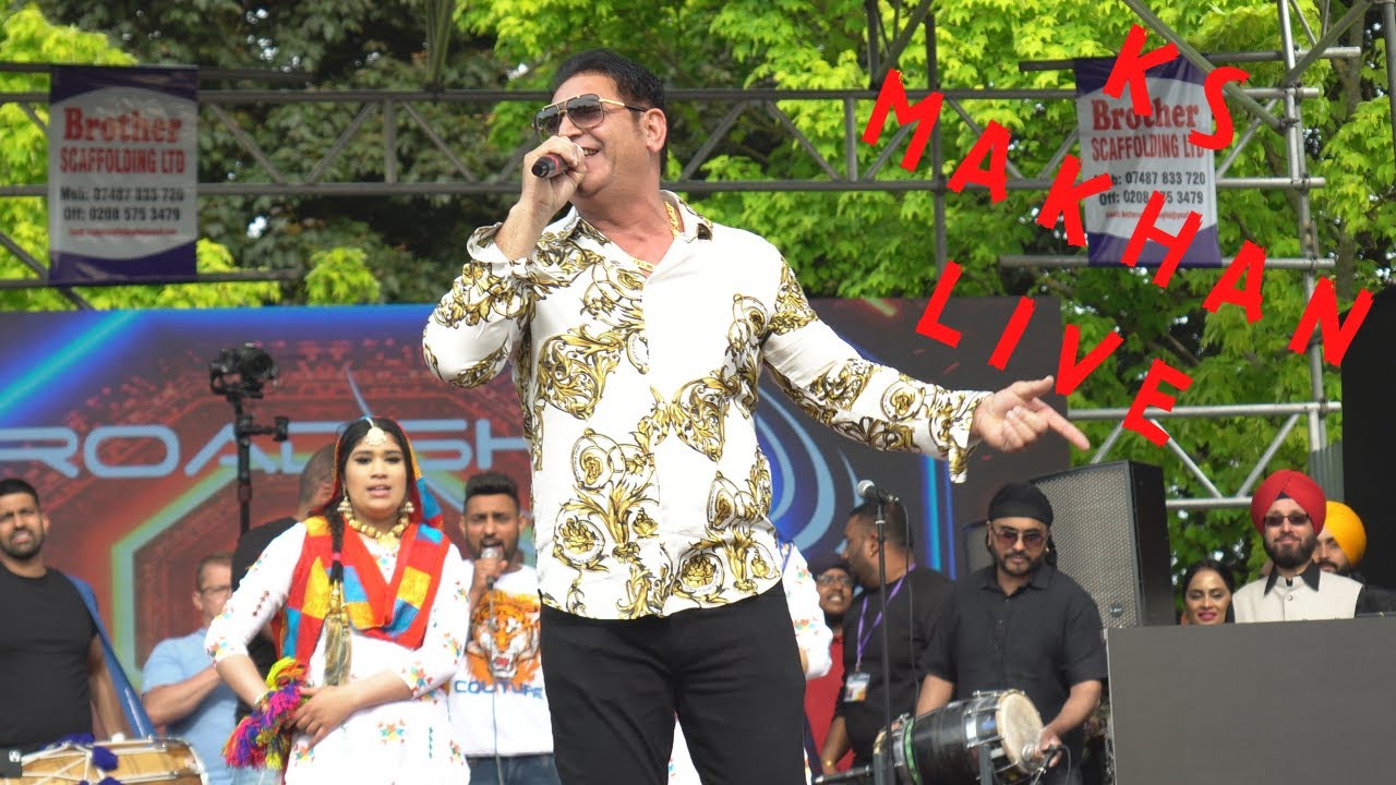 KS Makhan - LIVE - Southall Park Mela - 22nd May 2022 - 4k! - 
