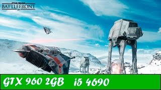 Star Wars Battlefront (beta) | GTX 960 + i5 4690 [1080p 60fps]