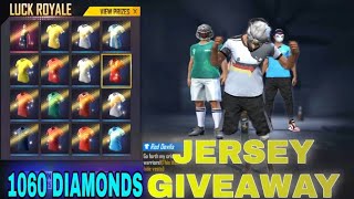 FREE FIRE LIVE 1060 DIMONDS   | NEW JERSEY ROYAL GIVEAWAY |AK GAMING| AKSHAY VAGADIYA screenshot 5