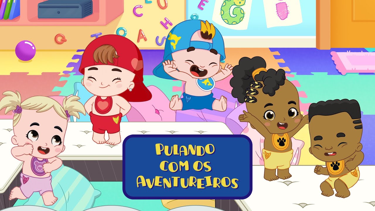 Pulando com os Aventureiros | Luccas Toon Baby