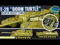 T28 doom turtle super heavy tank  panlos 628010 speed build review