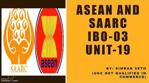 IBO-03 || SAARC ( SOUTH ASIAN ASSOCIATION FOR REGIONAL COOPERATION ) || UNIT-19 || IGNOU || M.COM