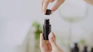 Infinity Jars 20 ml (.67 fl oz) Black Ultraviolet Glass Essential Oil Bottle w/Euro Dropper Cap