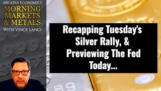 Recapping Tuesday's Silver Rally, & Previewing The Fed Today...
