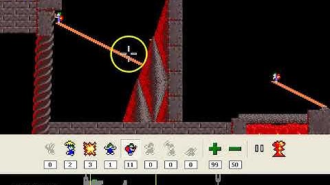 Lemmings Taxing Level 15: Mary Poppins