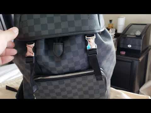 Louis Vuitton ZACH Backpack Review Damier Graphite Authentic Sporty Urban  Men's Large Luxury 