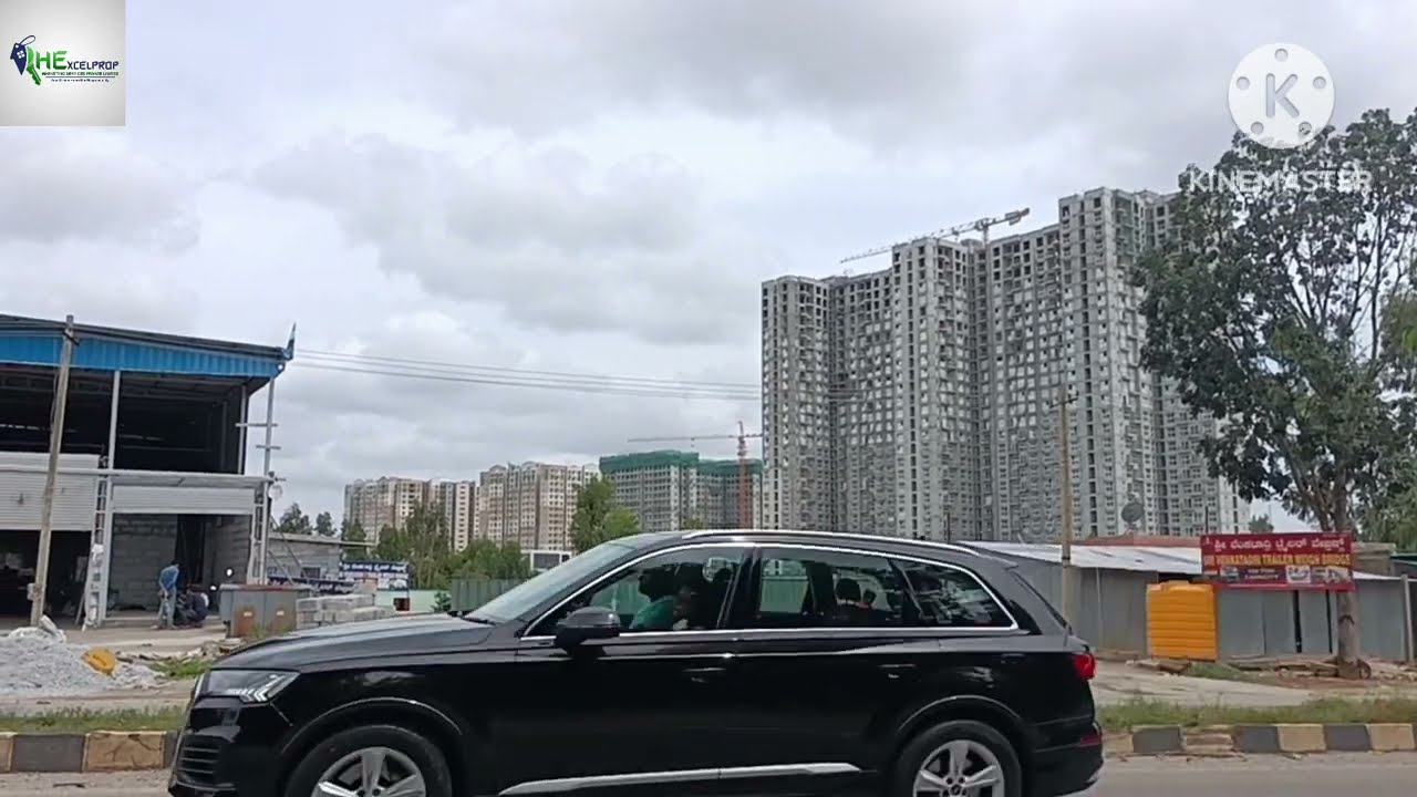 Let's look out distance between KIADB Residential Area & Financial District KIADB Bangalore North